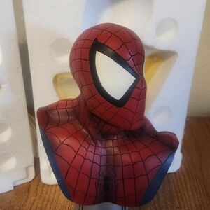 Marvel Red and Black Spider-Man Bust Sculpture